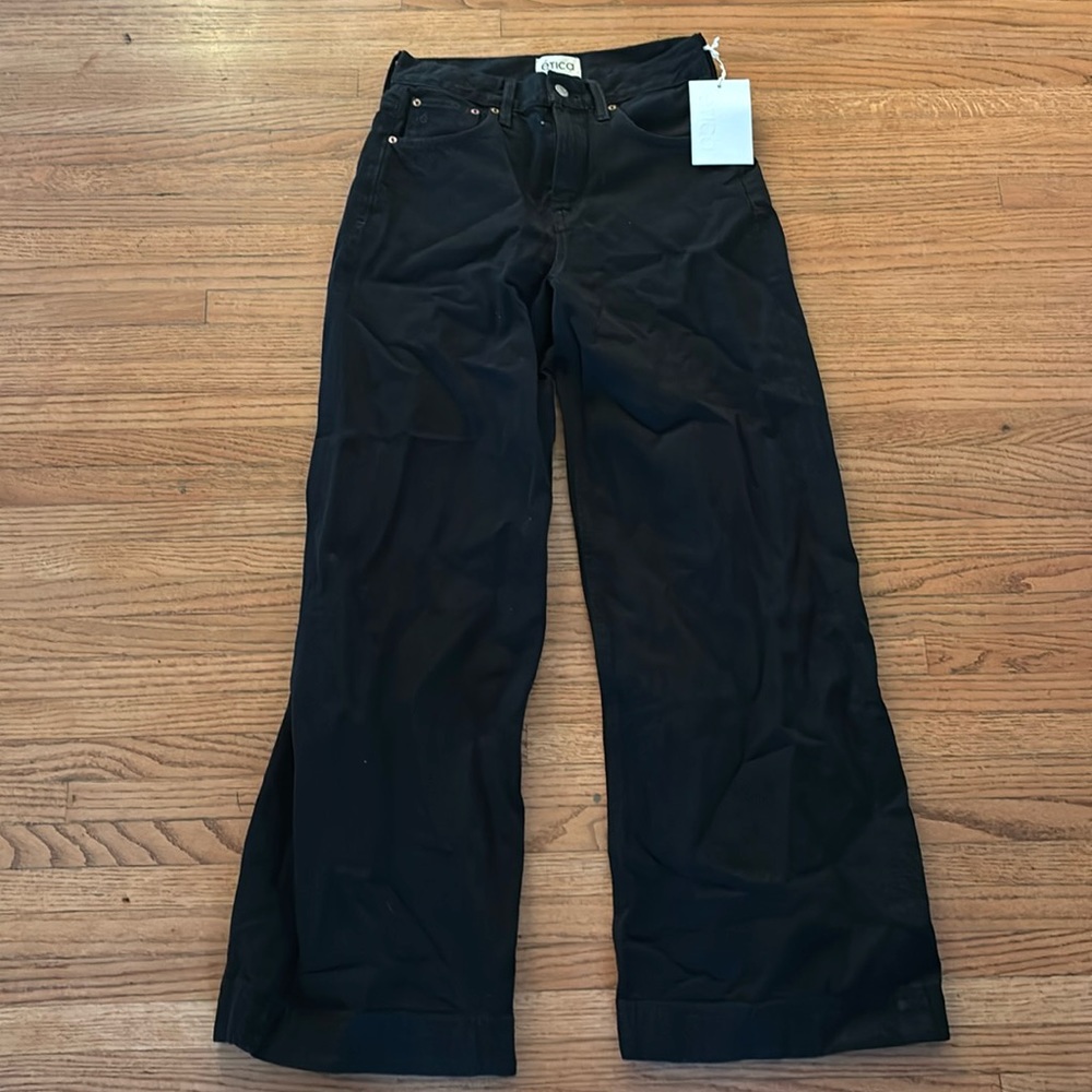 Etica Devon Wide Leg Jeans - Picture 2 of 5
